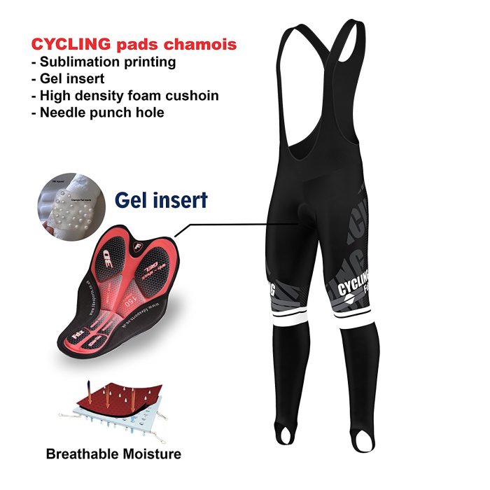 FDX Mens Pro Bib Tights Winter Long Pants