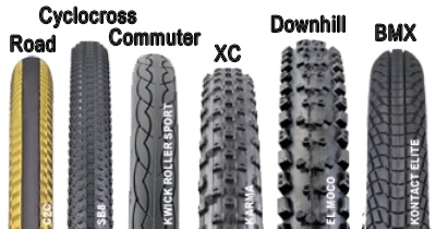 Types of bicycle tyres