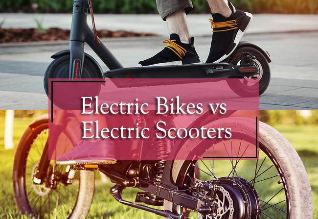 electric-bikes-vs-electric-scooters electric bike or electric scooter