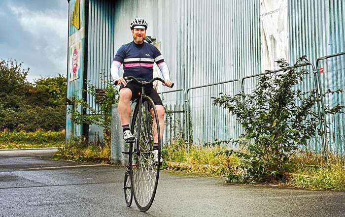 Record Breaking Penny-Farthing Rider takes on Epic 50-Mile Ride for Charity