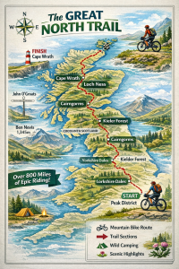 Great North Trail bikepacking Scotland Highlands