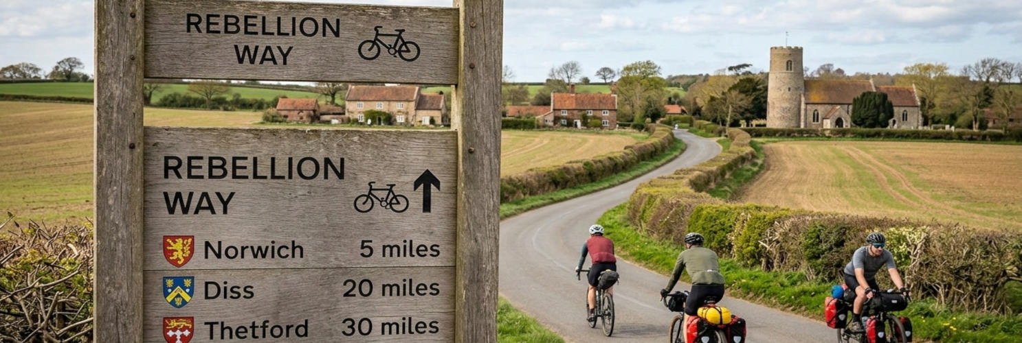 Rebellion Way cycle route