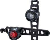 CatEye Orb Front & Rear Polished Black Light Set