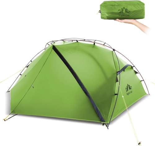 Night Cat 1 2 Man Tent Waterproof: Backpacking Tent 1 2 Person Nylon 15D PU5000mm Ultralight Portable Lightweight for Camping Trekking Hiking Outdoor