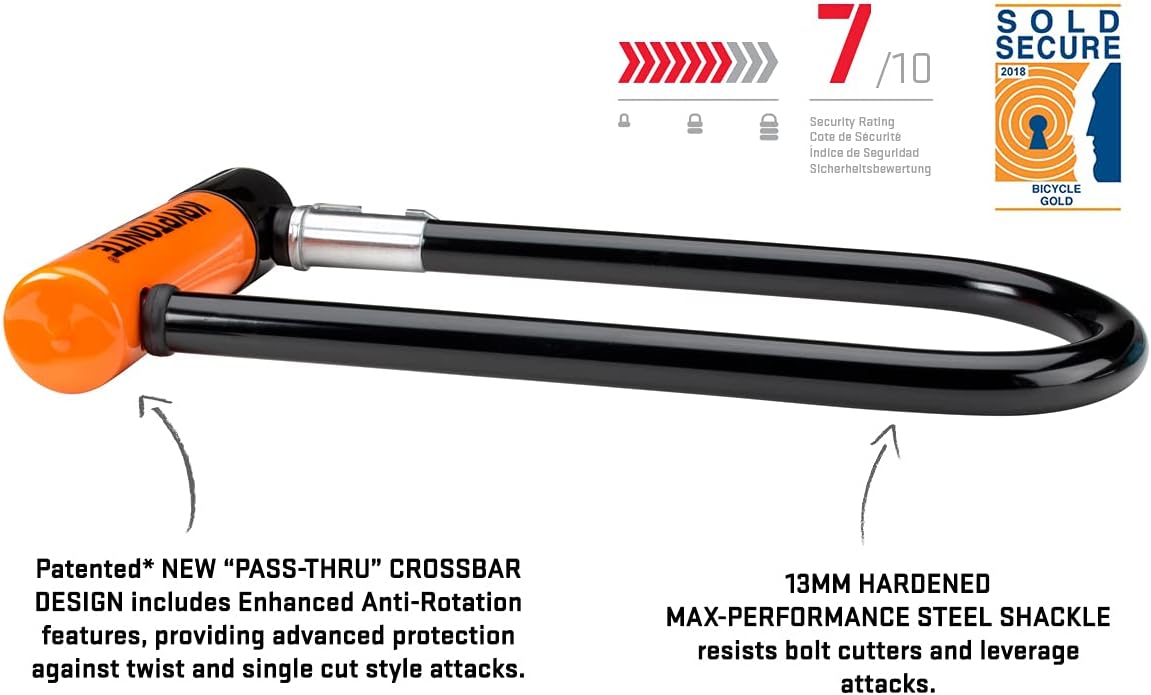 Kryptonite Evolution 11-14mm U-Lock with FlexFrame-U Bracket - Image 2