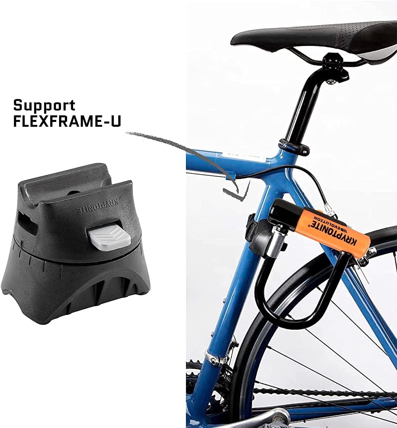 Kryptonite Evolution Standard Bike U-Lock, Heavy Duty Anti-Theft Bicycle U Lock - Image 5