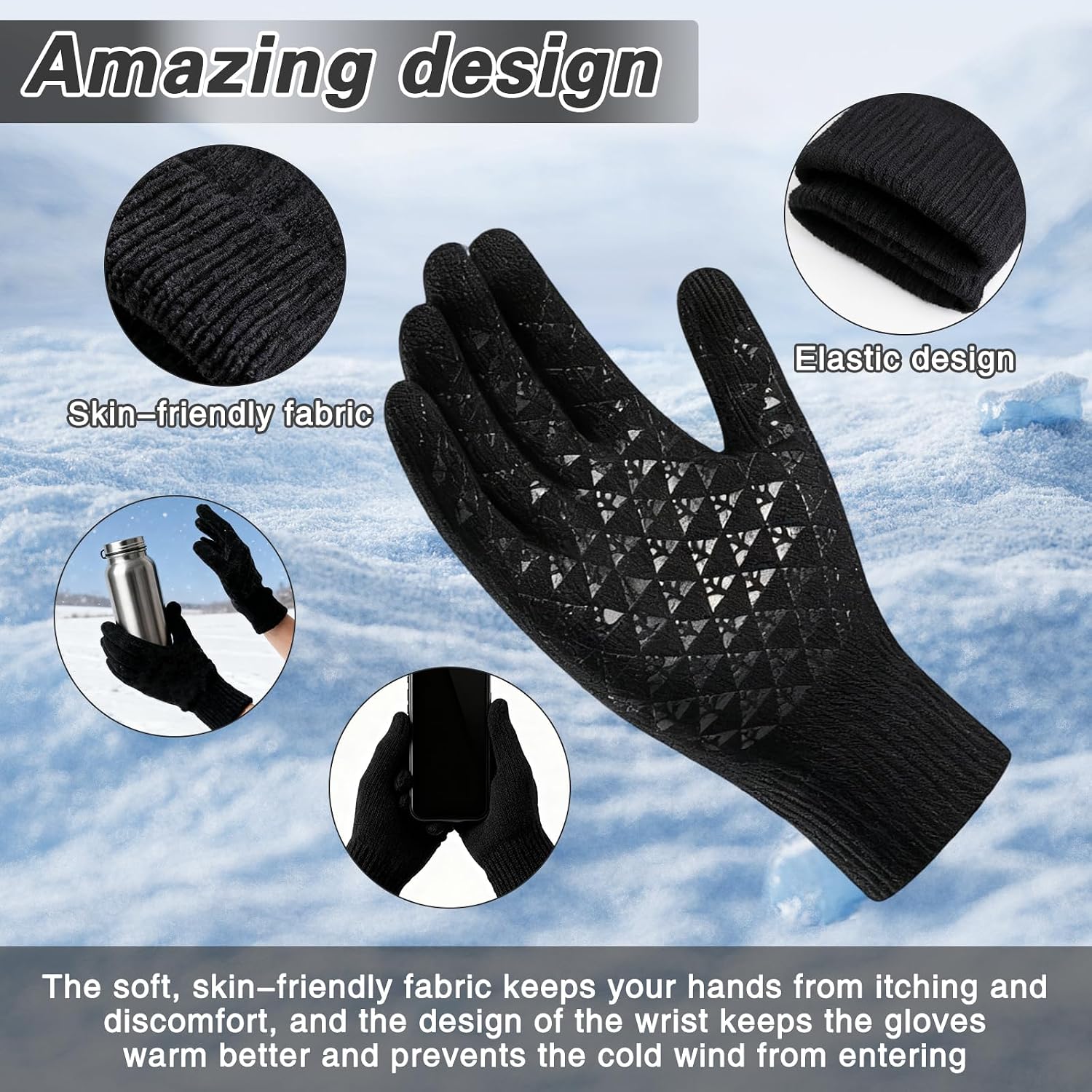 USB Heated Gloves Thermal Heating Finger Gloves - Image 6