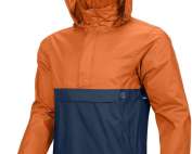 Outdoor Ventures Men's Waterproof Rain Jacket Packable Hooded Pullover