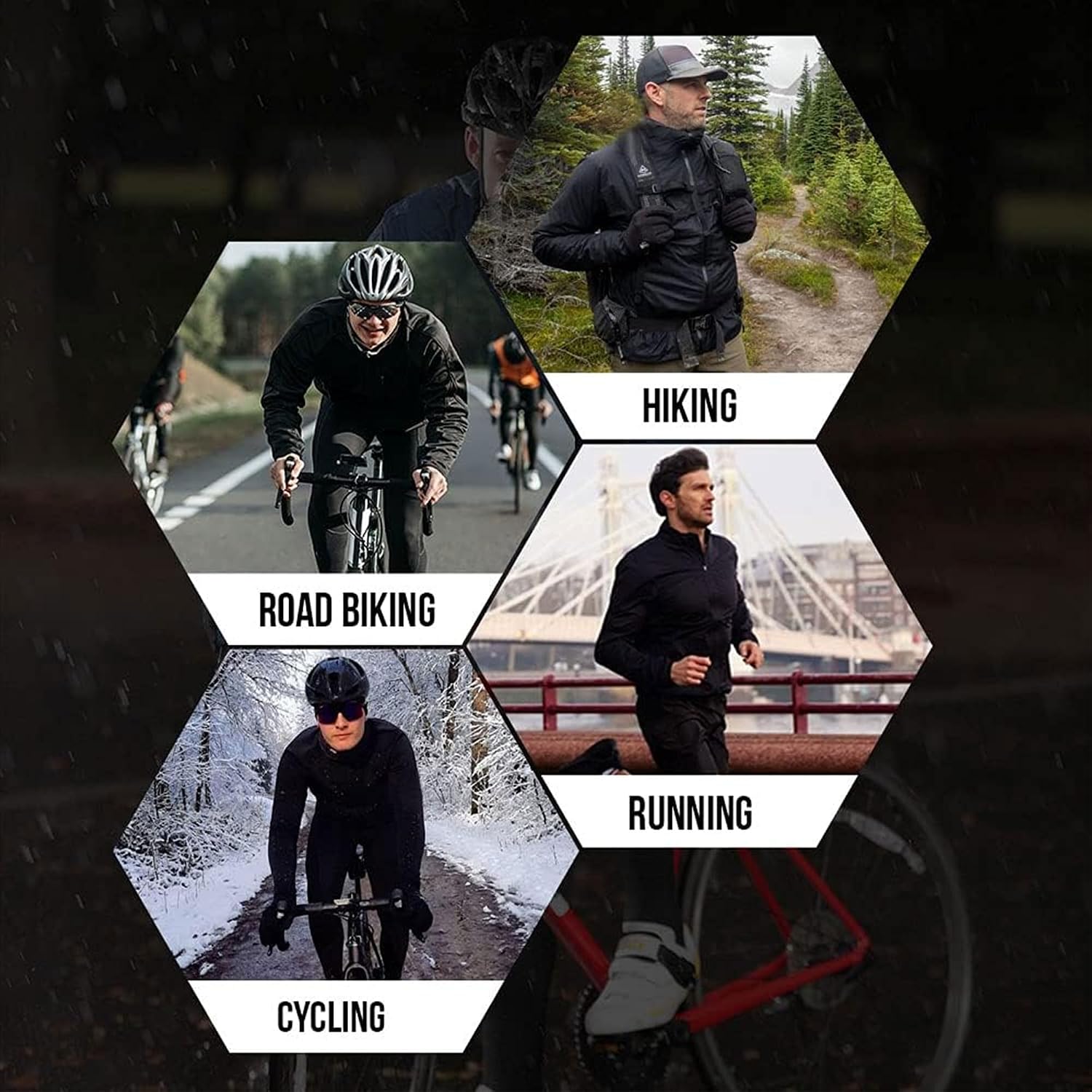 FDX Men's Waterproof Cycling Jacket - Image 6