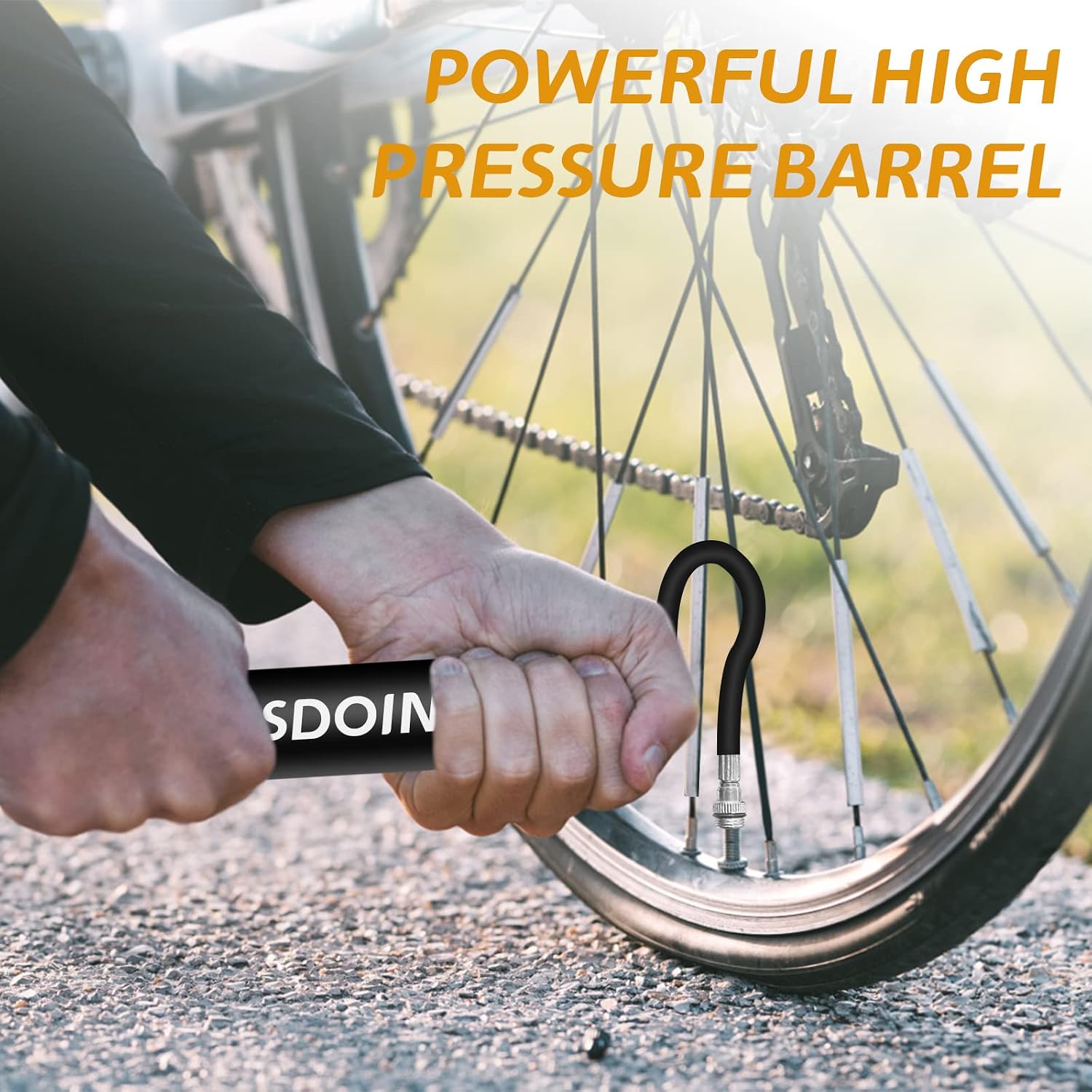 Jsdoin Portable Mini Bike Pump Fast Inflation - Image 7