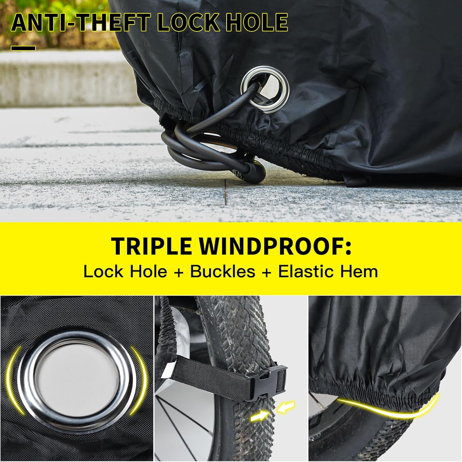 420D Waterproof Bike Covers - Image 5