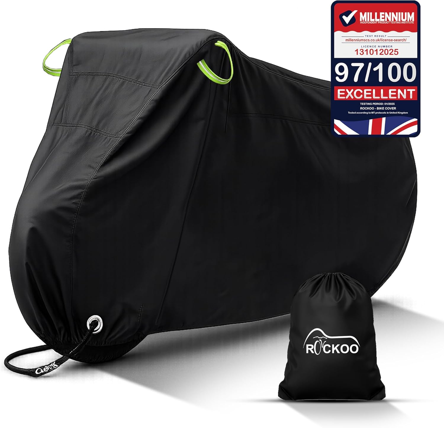 Rockoo Bike Cover for Outdoor Storage for 2 Bikes - Image 9