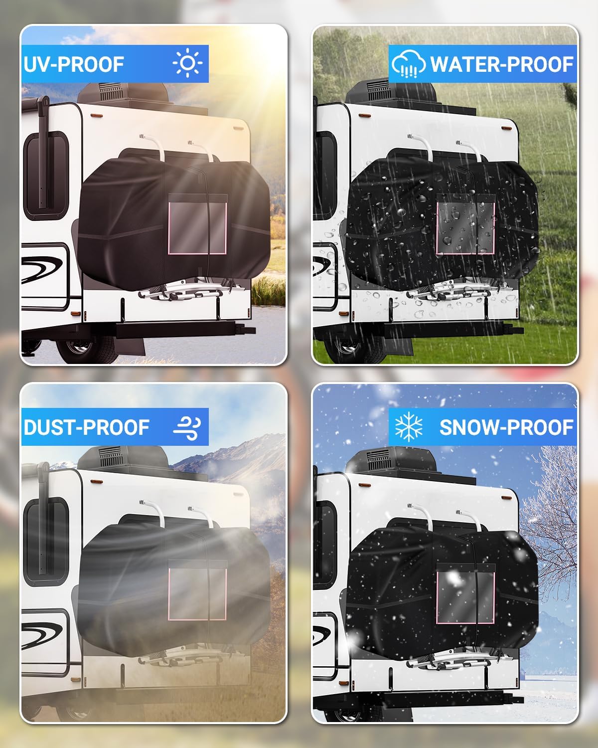 SUPAREE Bike Covers Transport Covers 2-3 Bikes - Image 8