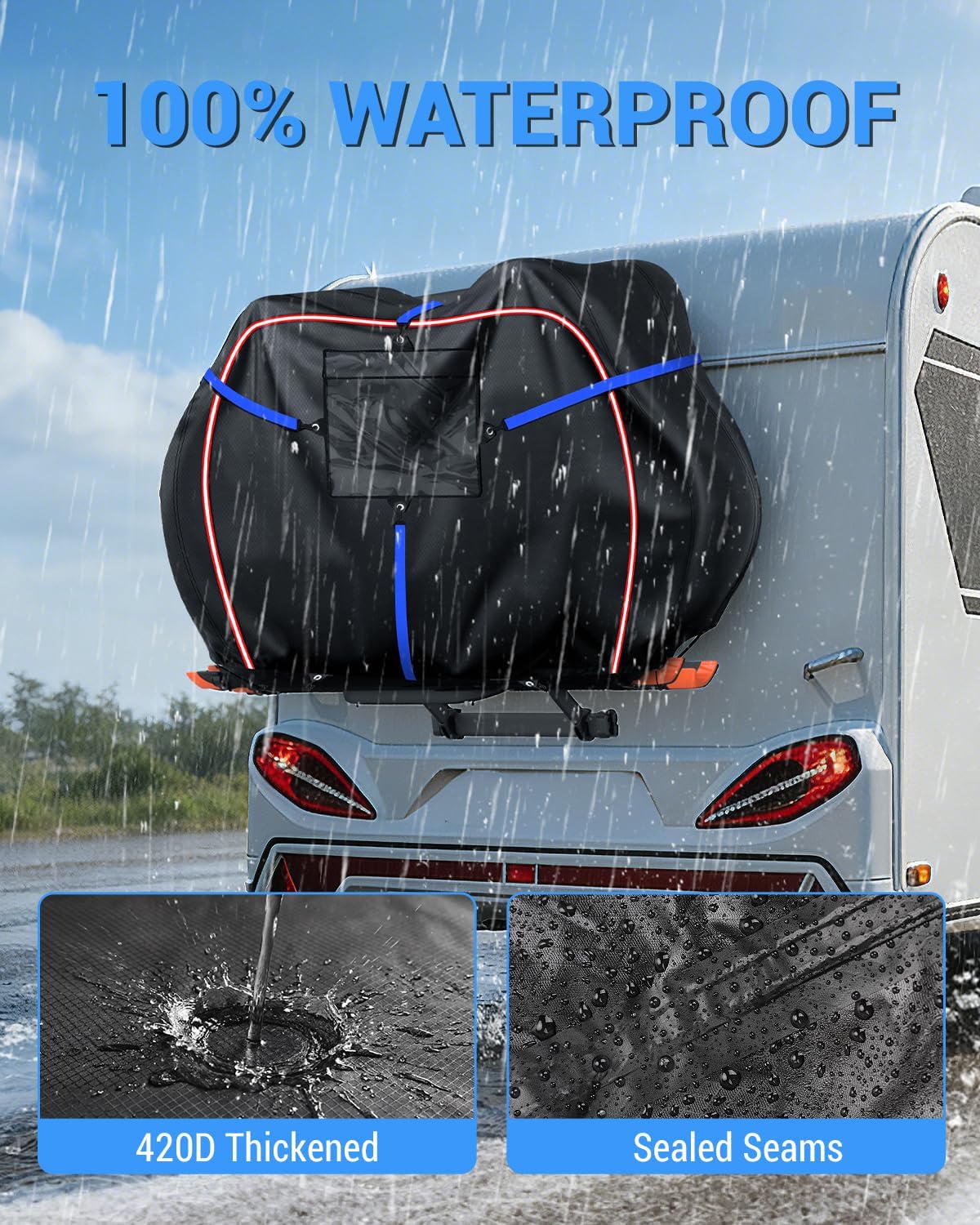 SUPAREE Motorhome Bike Cover 2 Bike Cover - Image 5