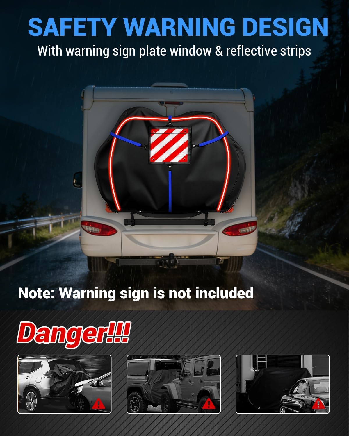 SUPAREE Motorhome Bike Cover 2 Bike Cover - Image 6