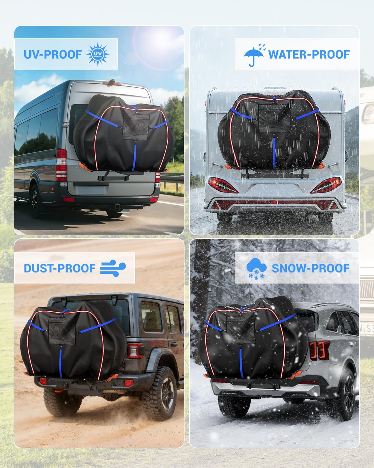 SUPAREE Motorhome Bike Cover 2 Bike Cover - Image 8
