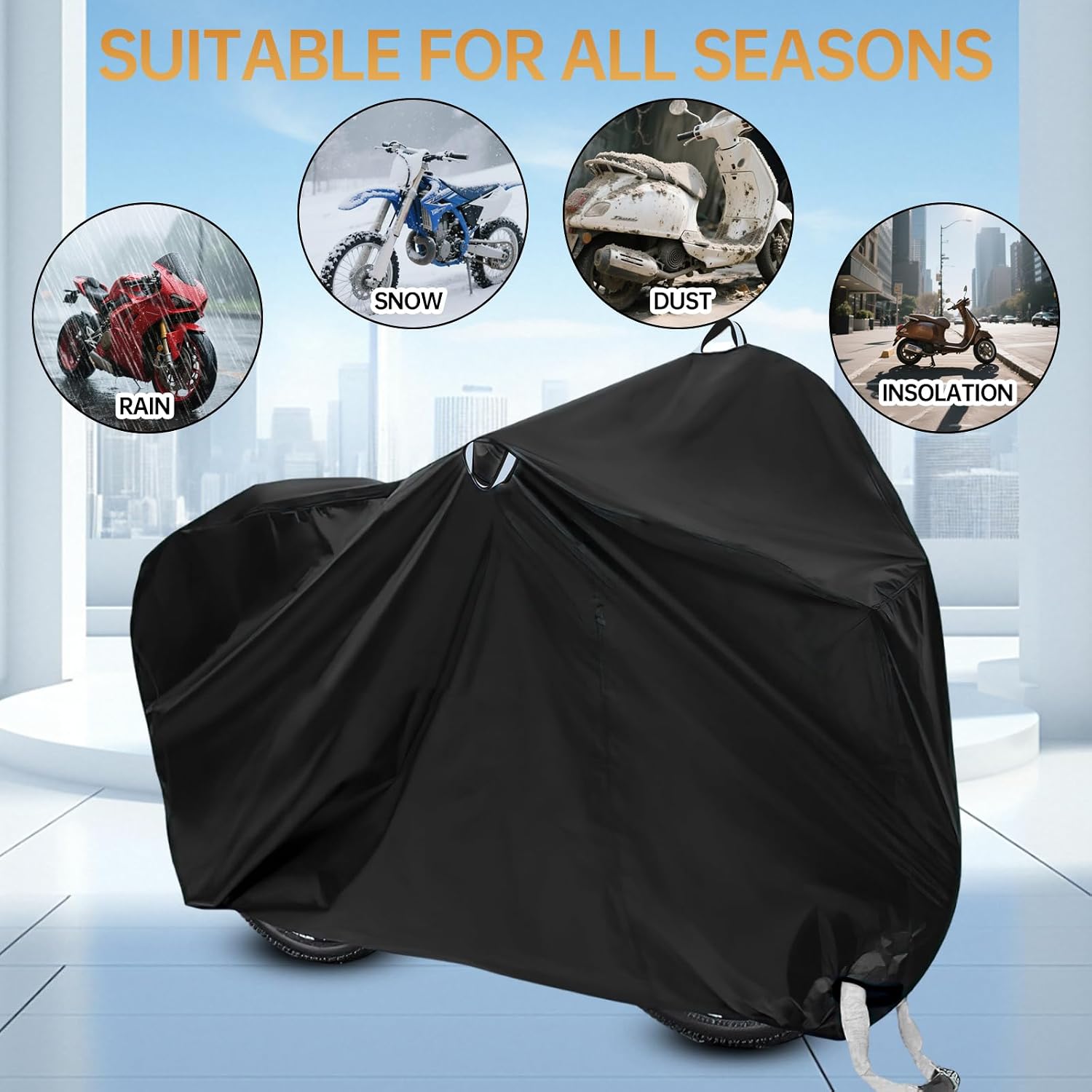 Bike Cover, Waterproof Indoor Outside - Image 7
