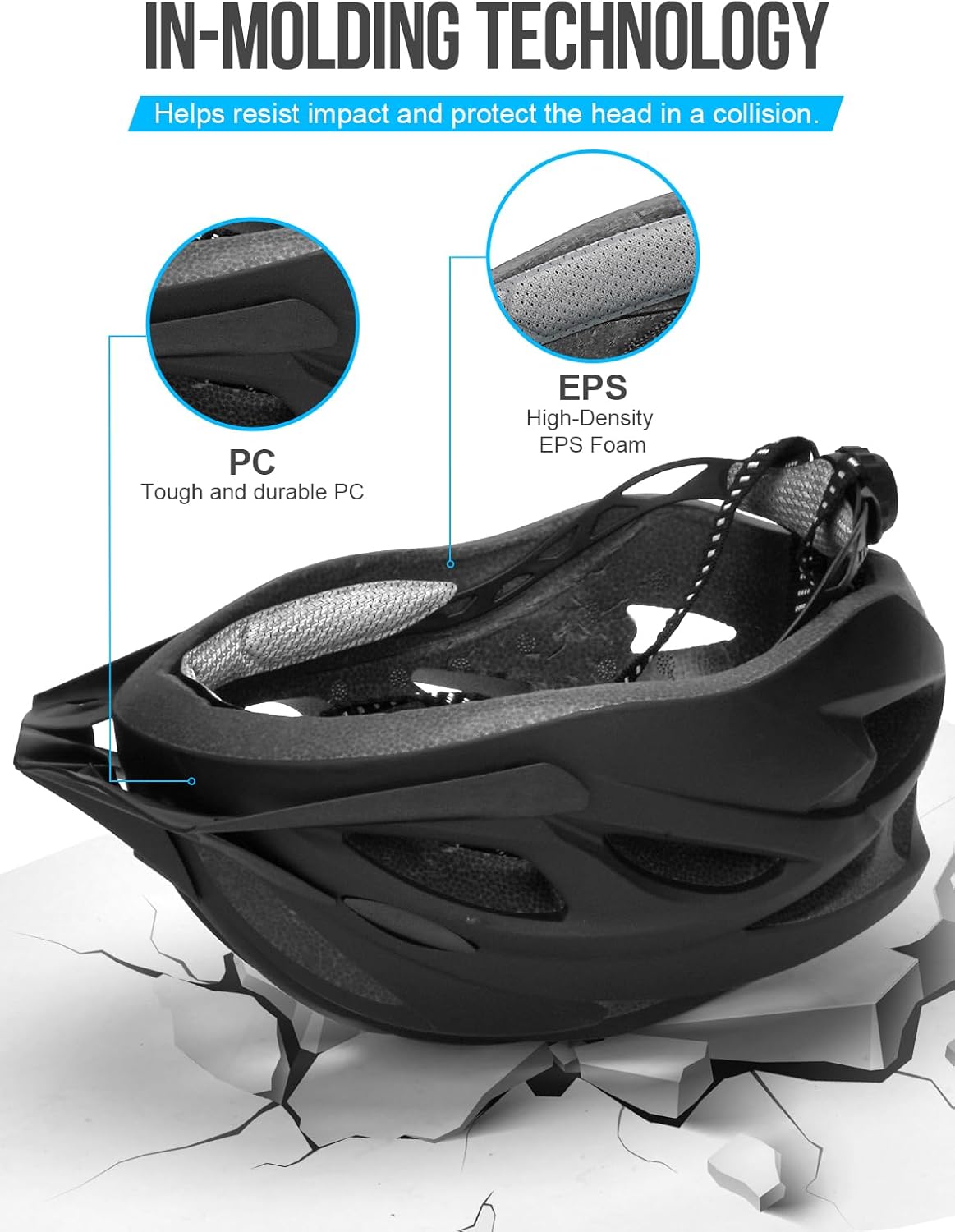 Bike Helmet Adult with Light - Image 4
