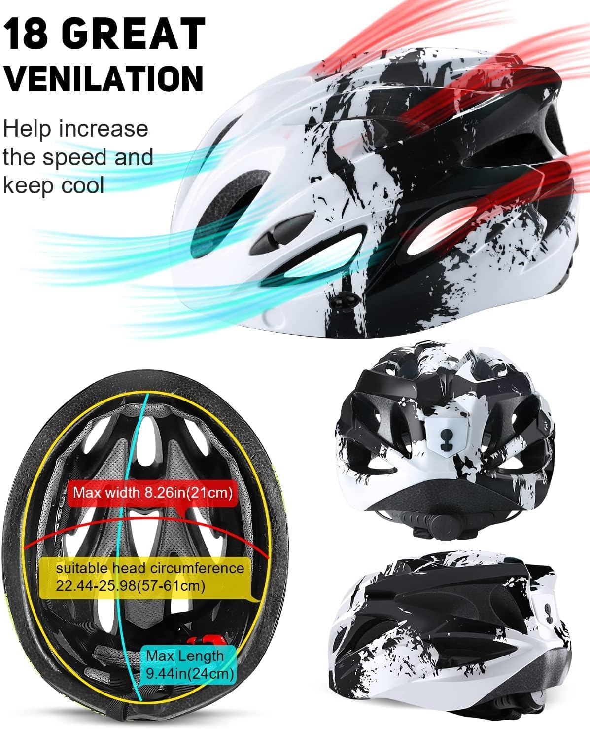Bike Helmet Lightweight LED Light - Image 4