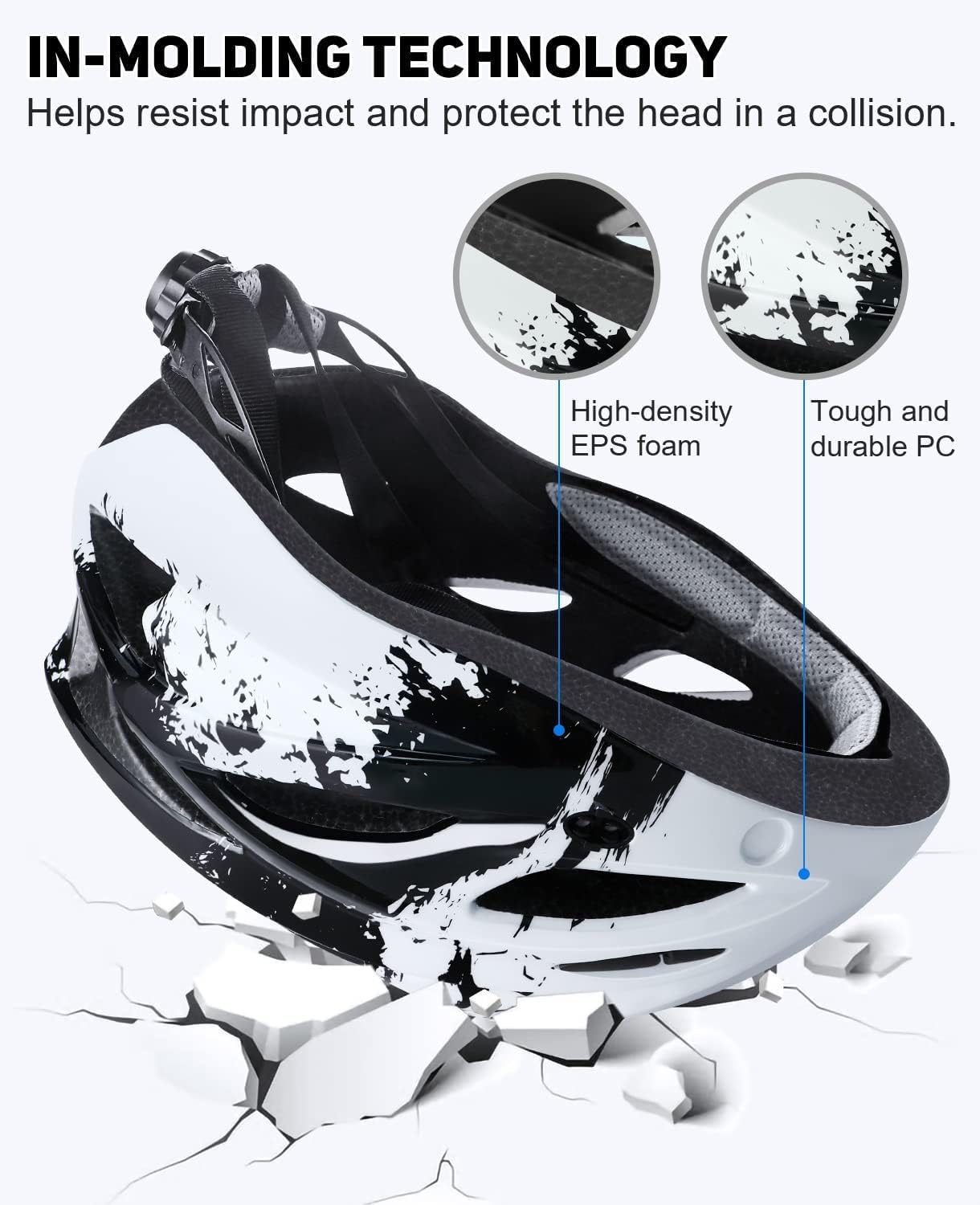 Bike Helmet Lightweight LED Light - Image 5