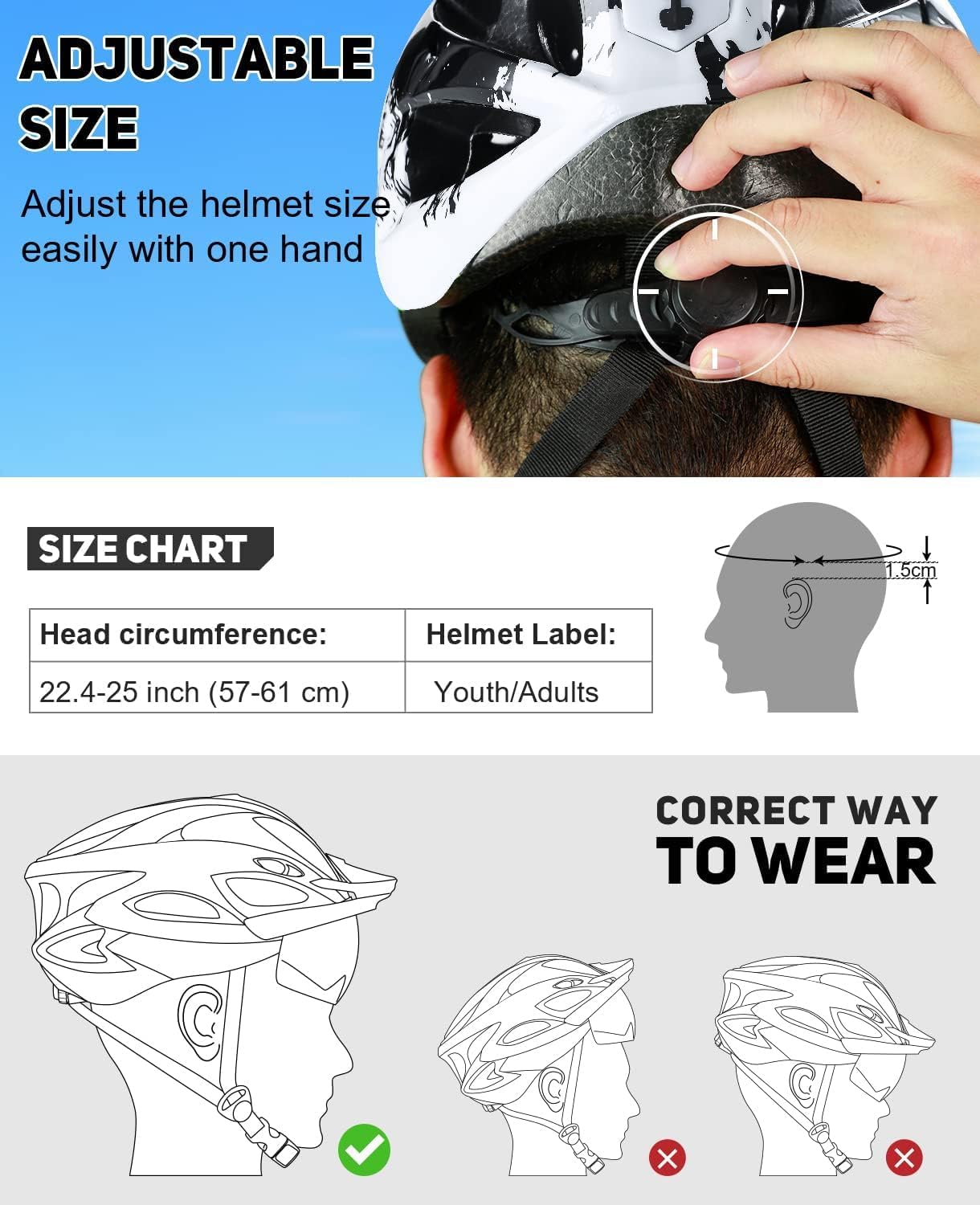Bike Helmet Lightweight LED Light - Image 6