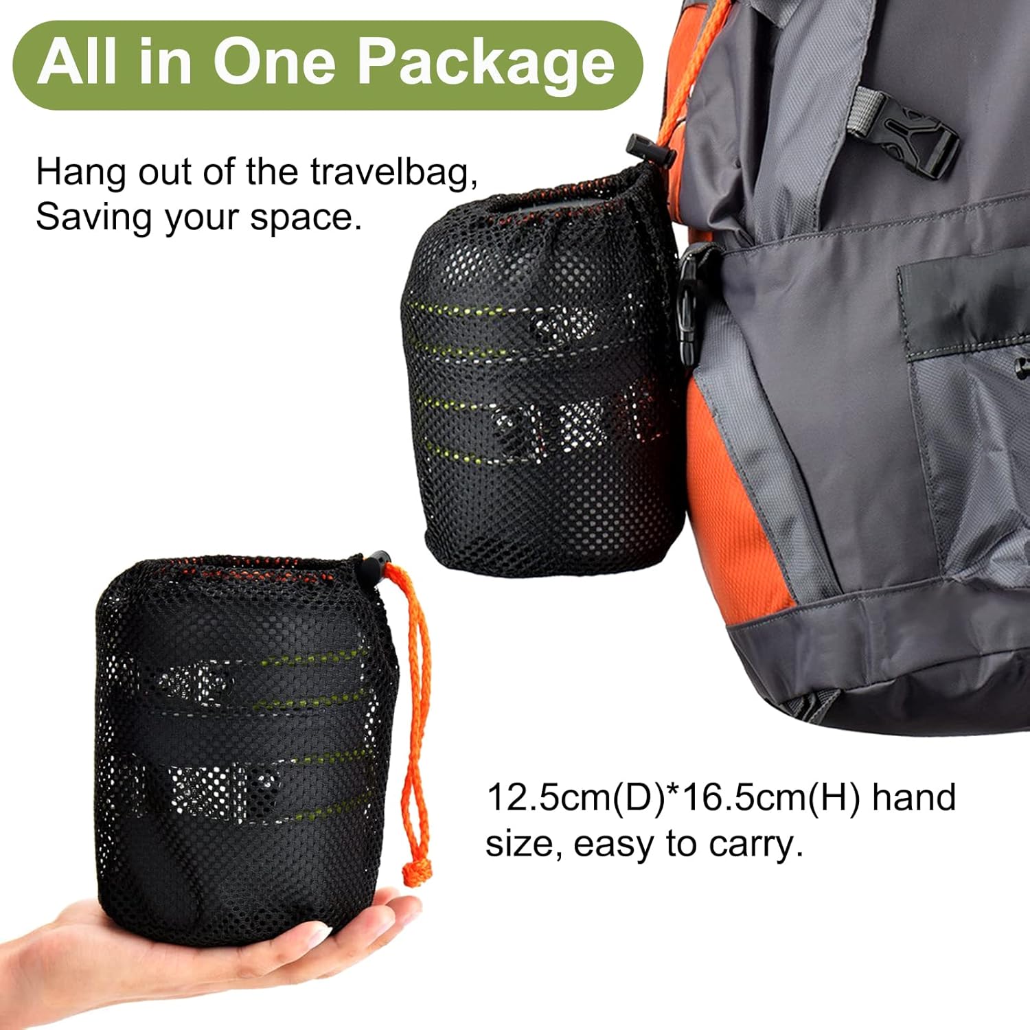 Odoland Camping Cookware Kit, Lightweight - Image 8