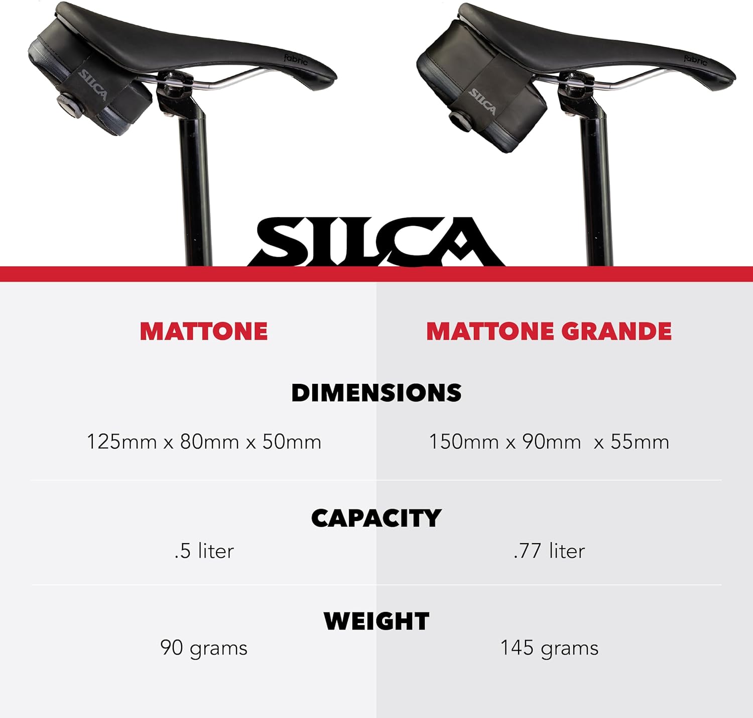 SILCA Mattone Grande Bike Saddle Bag - 0.74L - Image 5