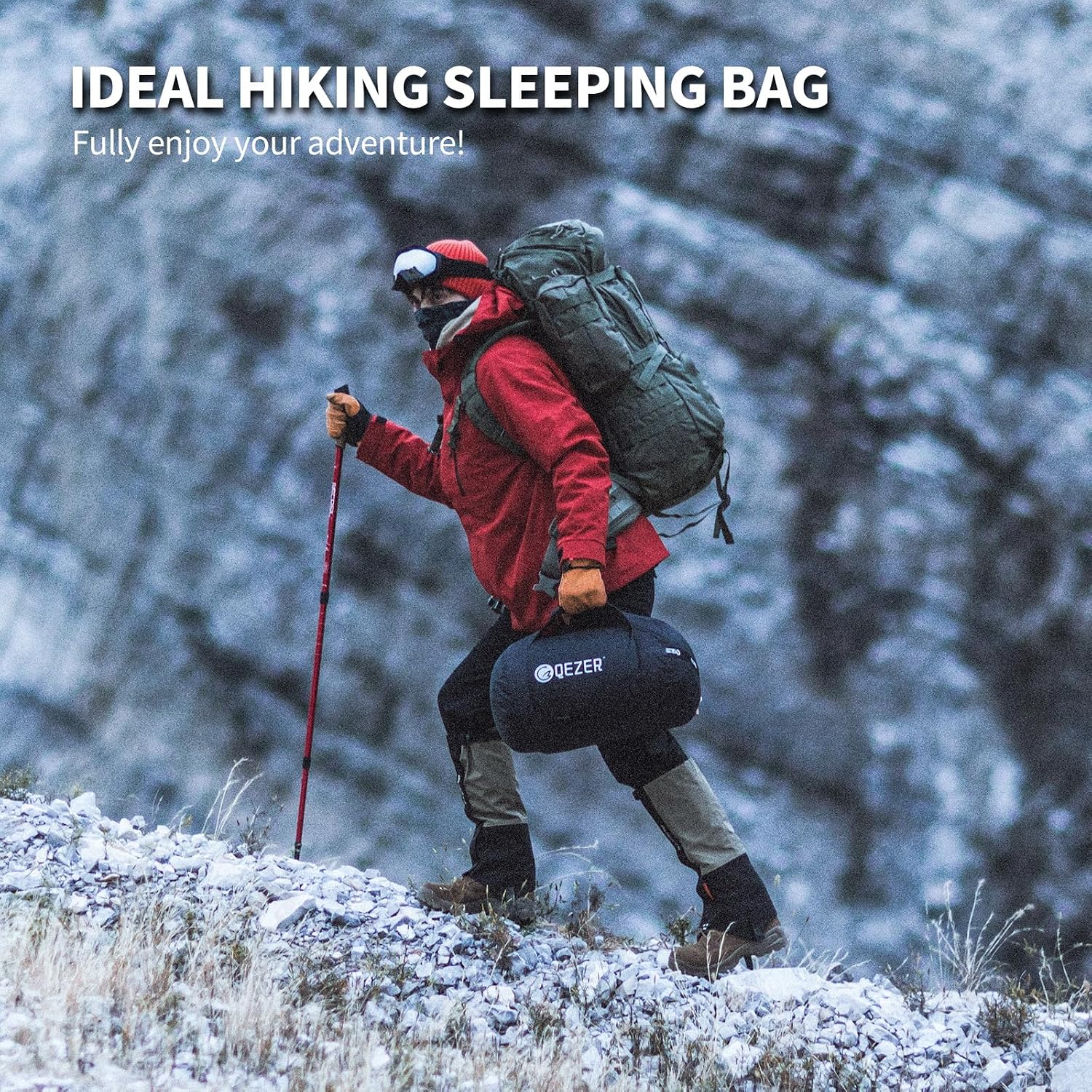 Winter Sleeping Bag for Adults, Lightweight Down - Image 8