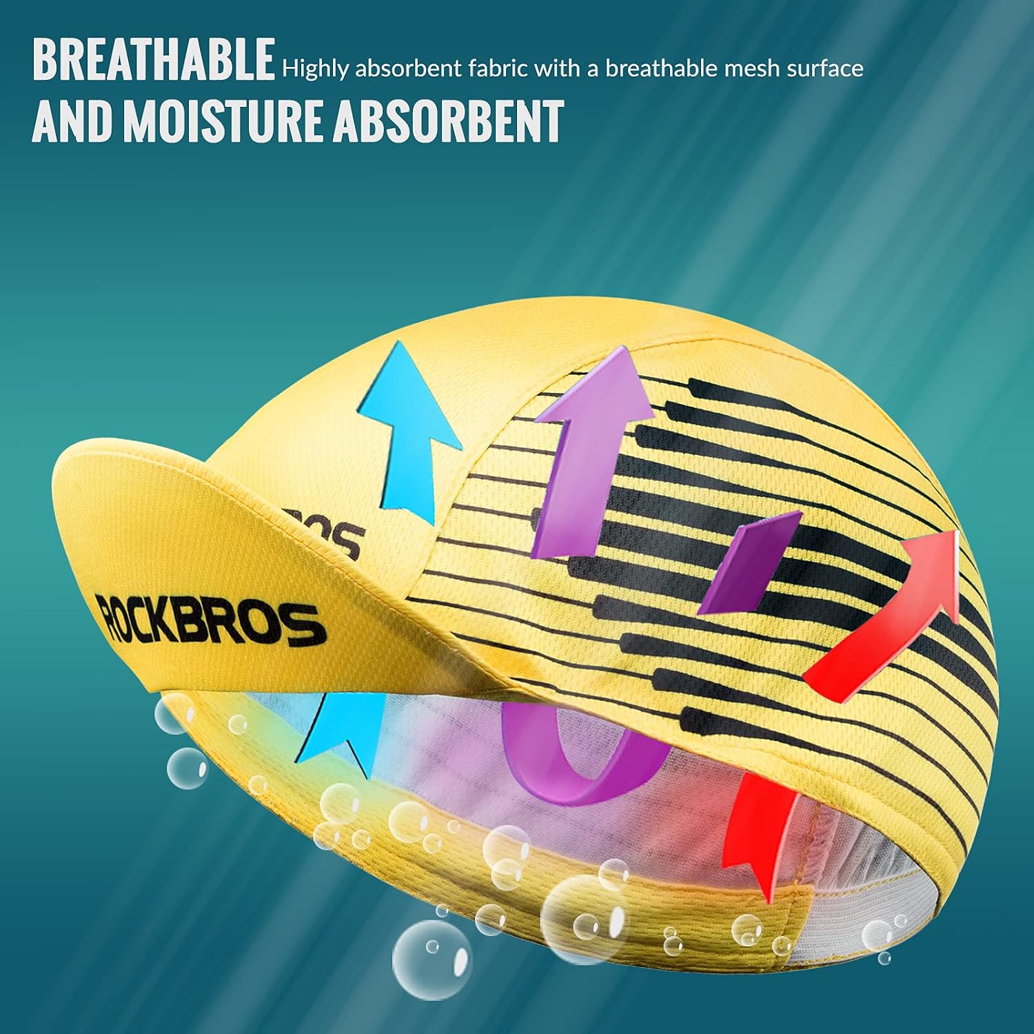 ROCKBROS Cycling Cap Sunproof Sweat Absorption - Image 3