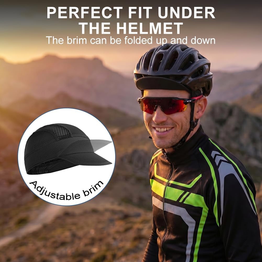 Cooling Mesh Cycling Caps Under Helmet - Image 6