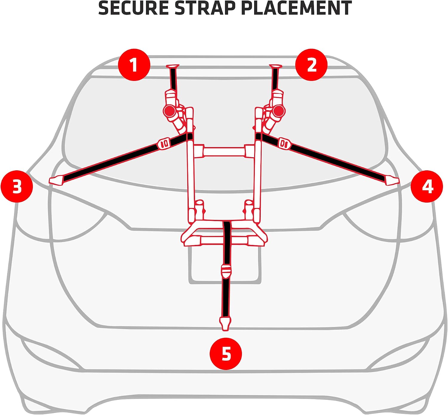 DELUXE TRUNK MOUNTED BIKE RACK - Image 7