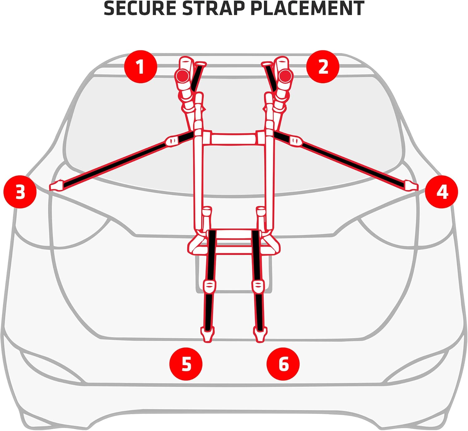Allen Sports Deluxe 3 Tailgate Bike Carrier - Image 6