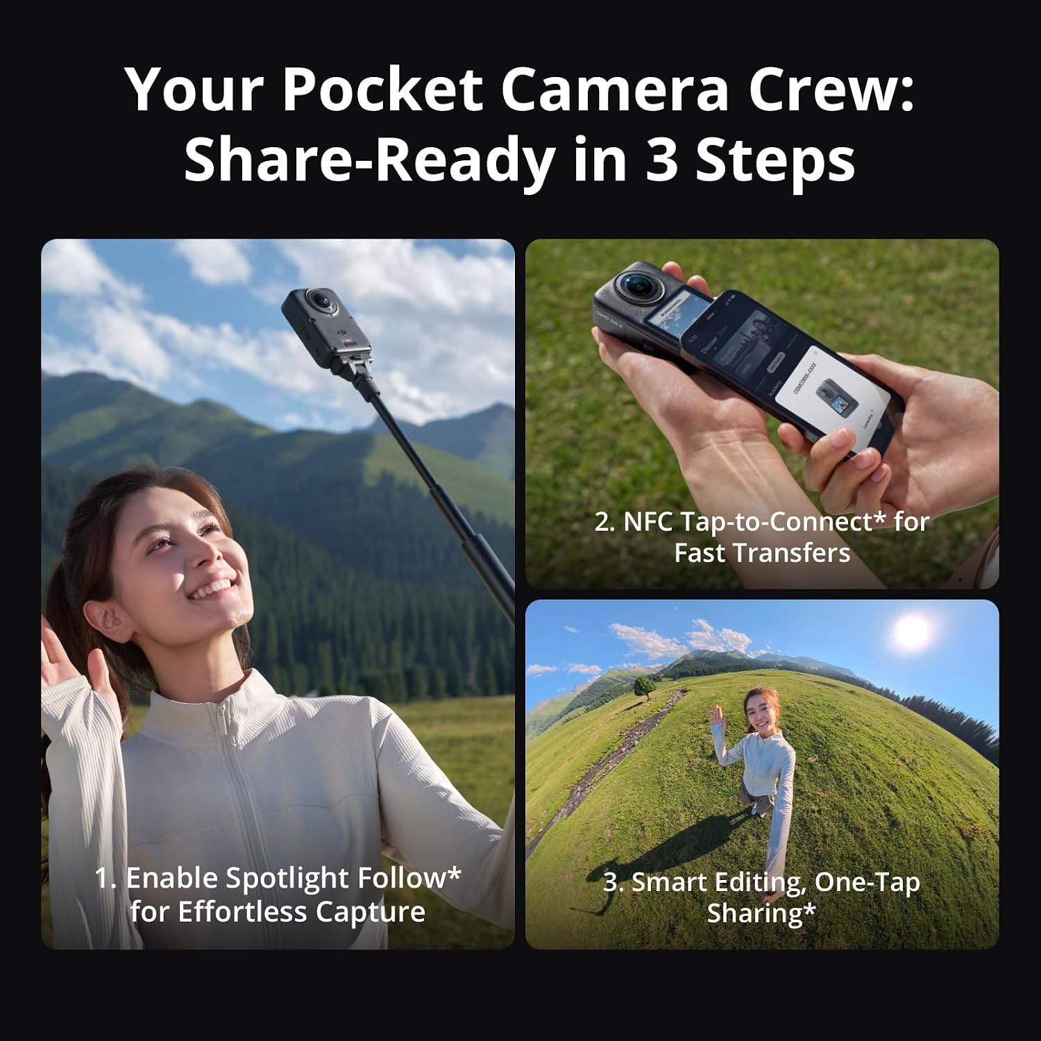DJI Osmo 360 II Vortex Combo K 360° Camera - Image 7