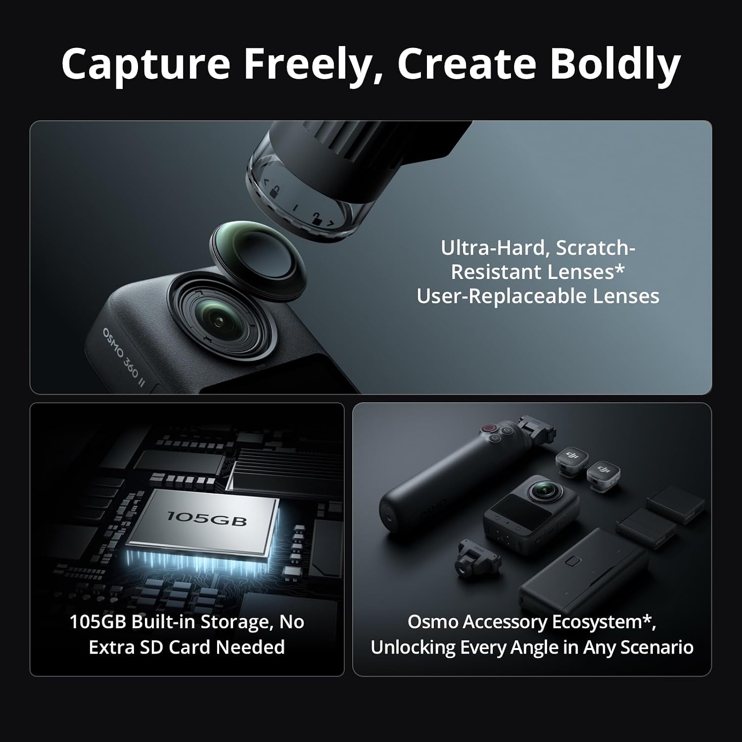 DJI Osmo 360 II Vortex Combo K 360° Camera - Image 8