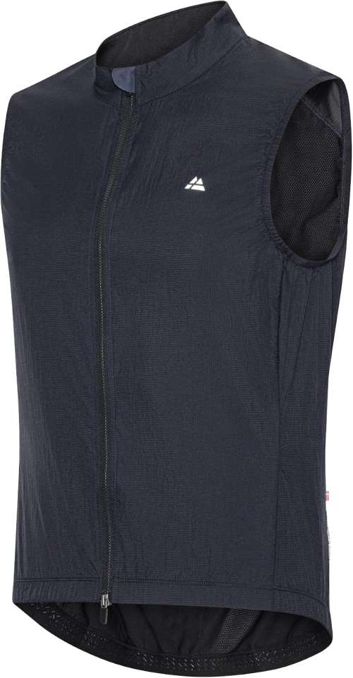 DANISH ENDURANCE Cycling Gilet for Men, Windproof & Packable Cycling Vest with Breathable Back, Road Cycling Layer for Windy Rides