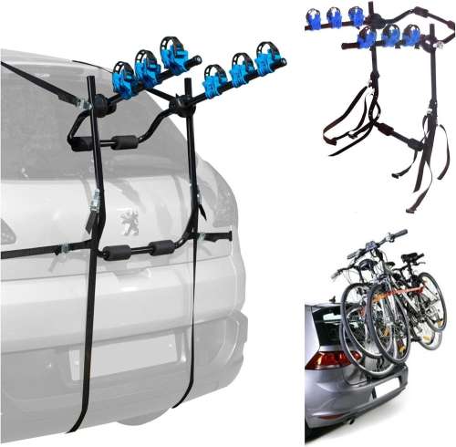 3 Bicycle Bike Car Cycle Carrier Rack