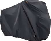 BEEWAY Bike Cover for 2 Bikes, Waterproof Bicycle Cover for Outside Storage - 210T Polyester with Pu Coating Bike Rain Cover for Mountain Road Bike 210x110x95cm