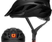 Bike Helmet Adult with Light, Cycle Helmet 57-62cm for Unisex Men Women