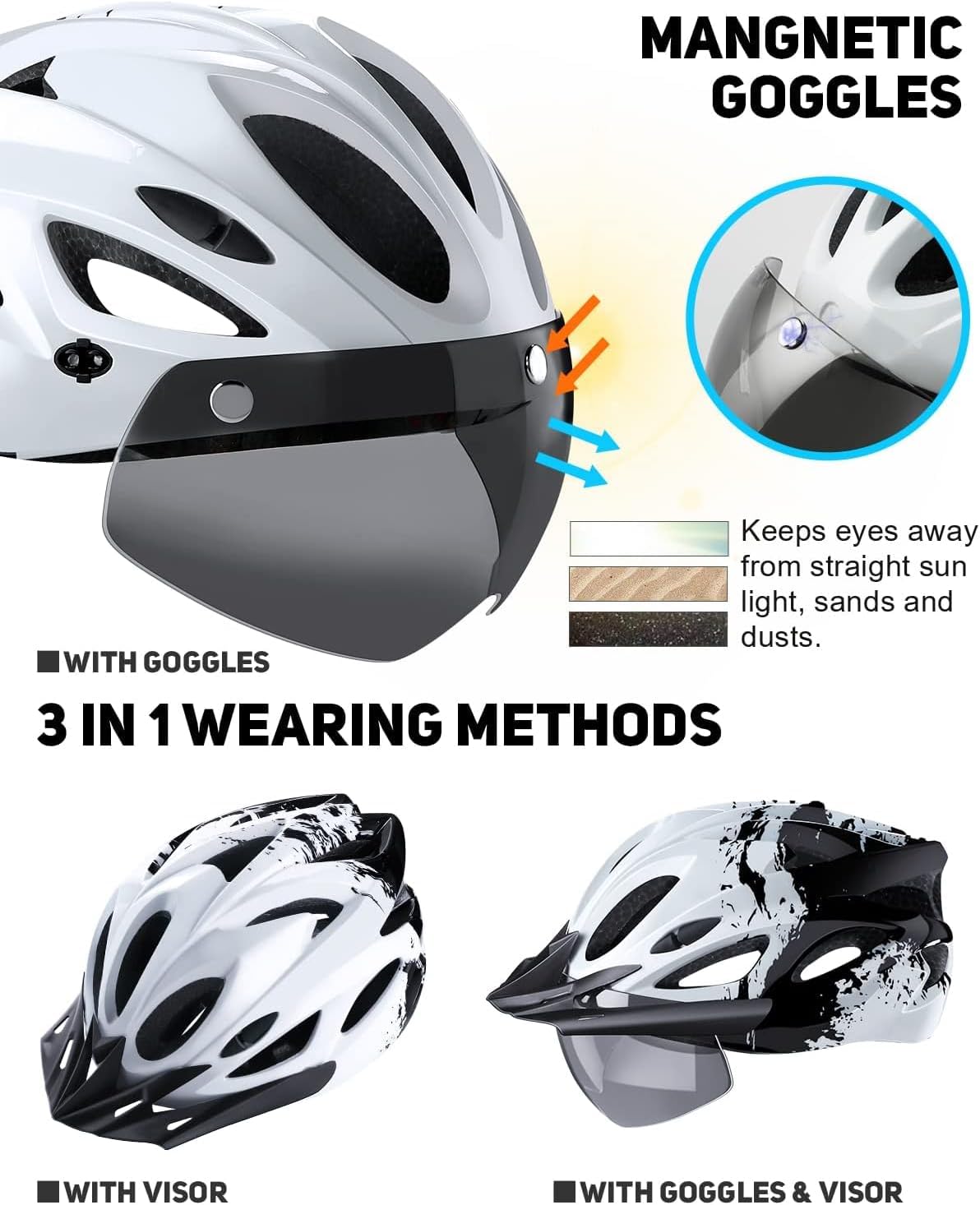 Bike Helmet Lightweight LED Light - Image 2