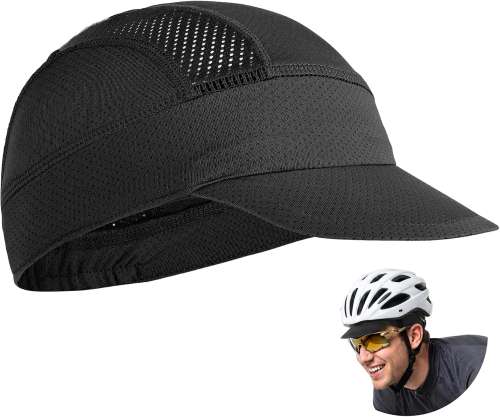 Cooling Mesh Cycling Caps Under Helmet, Cycling Skull Cap Helmet Liner, Wicking Mesh Cycling Caps, Sun Protection Cycle Hat, Lightweight Summer Cycling Cap for Running Workout