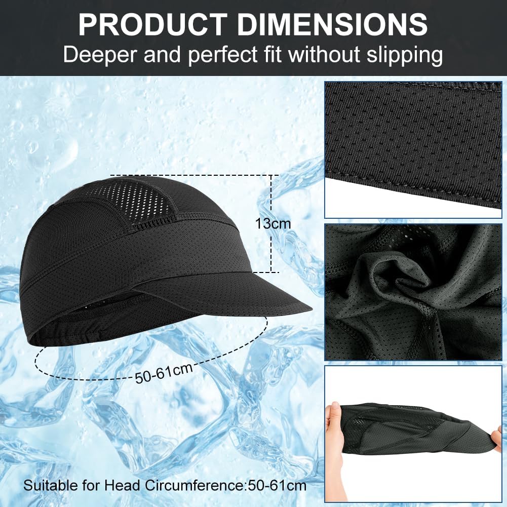 Cooling Mesh Cycling Caps Under Helmet - Image 2