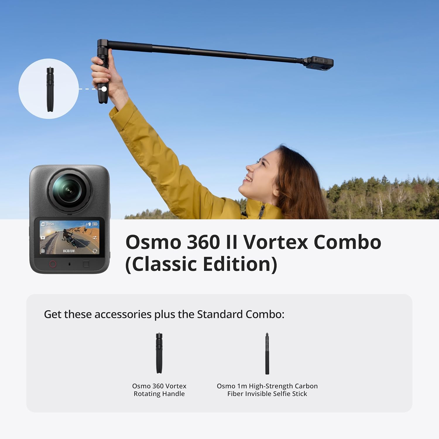 DJI Osmo 360 II Vortex Combo K 360° Camera - Image 2