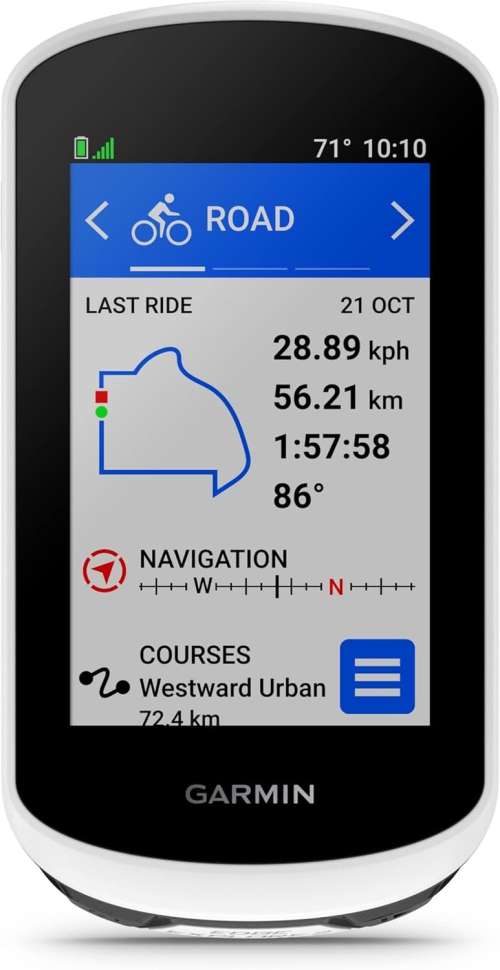 Garmin [Renewed Edge Explore 2, Easy to use GPS Bike/Cycling Computer, eBike Compatability, Maps and Navigation, Additional Cycling Safety Features and more (Renewed)