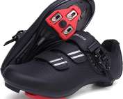 KESCOO Cycling Shoes for Men Women Compatible with Peloton Bike SPD