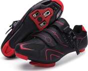 KESCOO Mens Womens Cycling Shoes Compatible with Peloton Road Bike