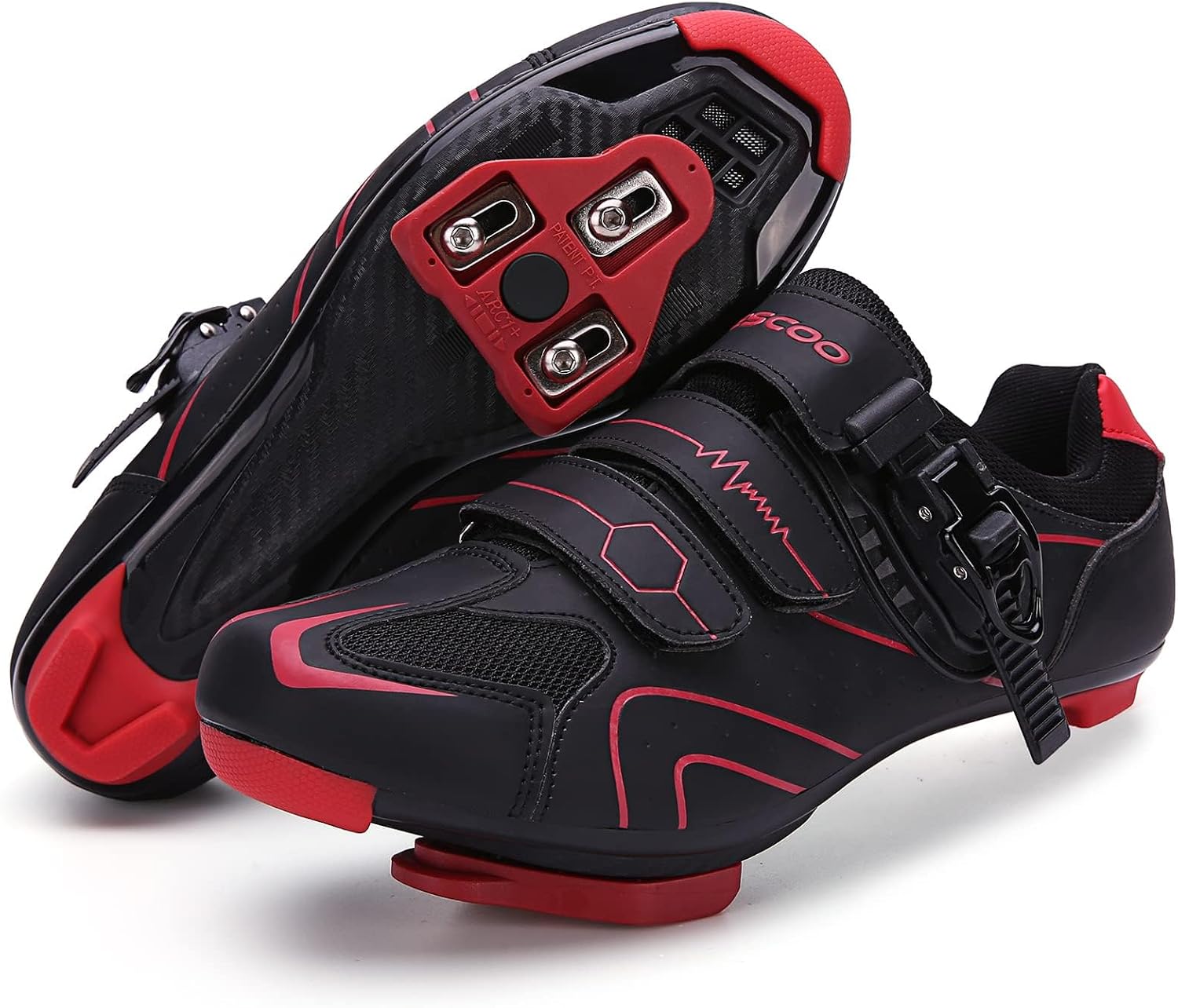 KESCOO Mens Womens Cycling Shoes Compatible with Peloton Road Bike