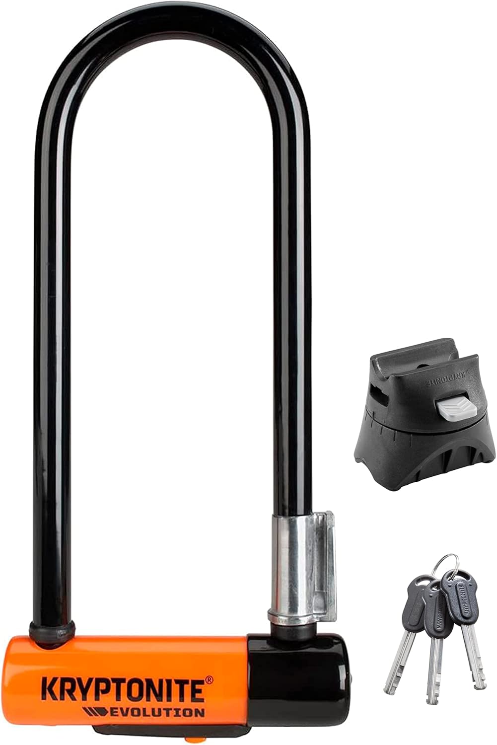 Kryptonite Evolution 11-14mm U-Lock with FlexFrame-U Bracket