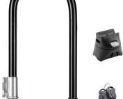 Kryptonite Evolution Standard Bike U-Lock, Heavy Duty Anti-Theft Bicycle U Lock, 14mm Shackle with Mounting Bracket and Keys, High Security Lock for Bicycles Scooters