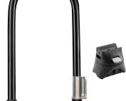 Kryptonite KryptoLok Combo Bike U-Lock Standard, Anti-Theft Security Bicycle Lock Sold Secure Gold, 12.7mm Steel Shackle, 4-Digit Resettable Combination U Lock for Scooter Road Mountain Bikes