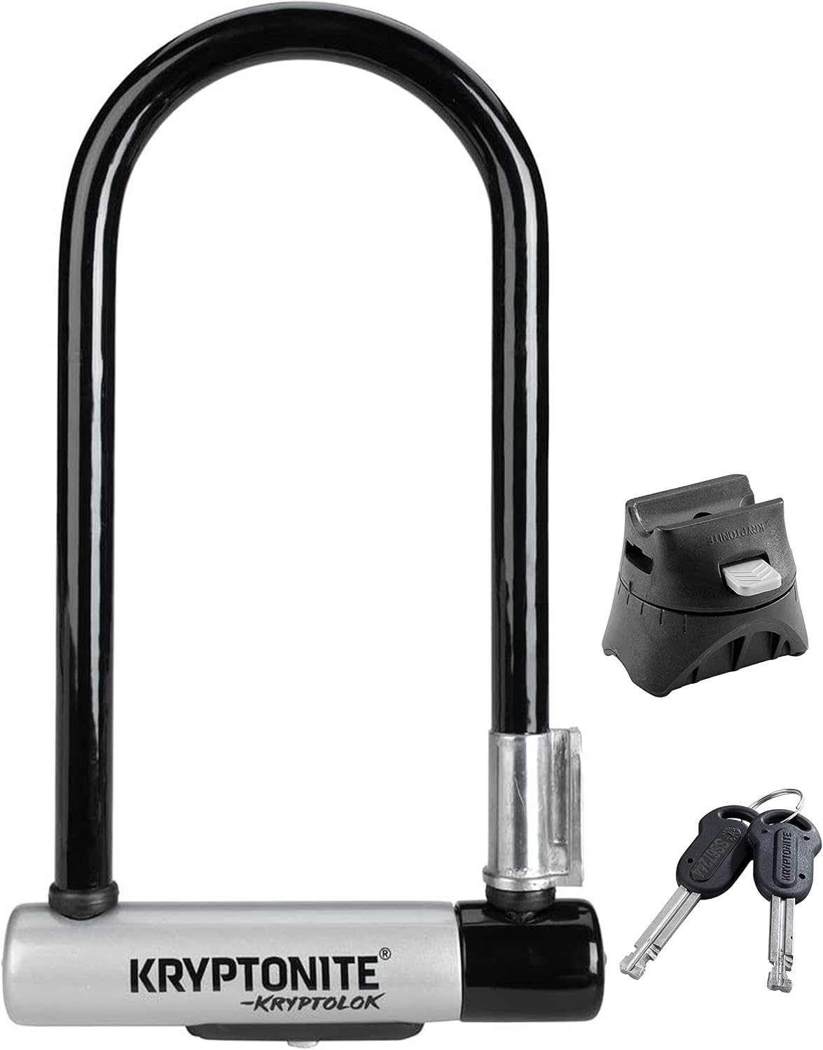 Kryptonite Kryptolok 12.7mm U-Lock with FlexFrame-U Bracket